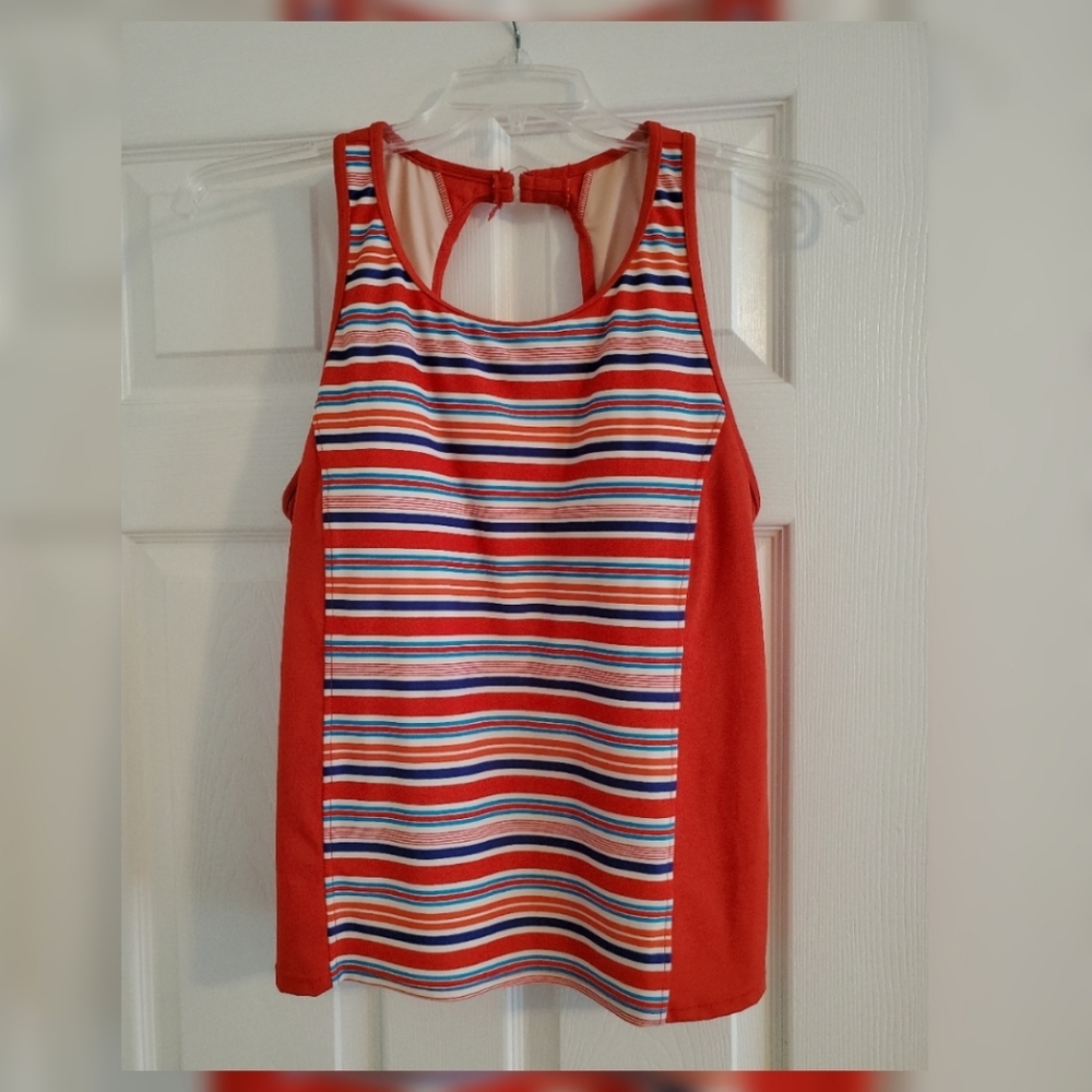 Tropical Escape swim suit top NWOT
